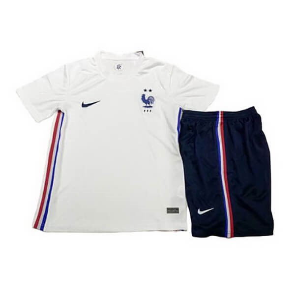 Maillot Football France Exterieur Enfant 2020 Blanc